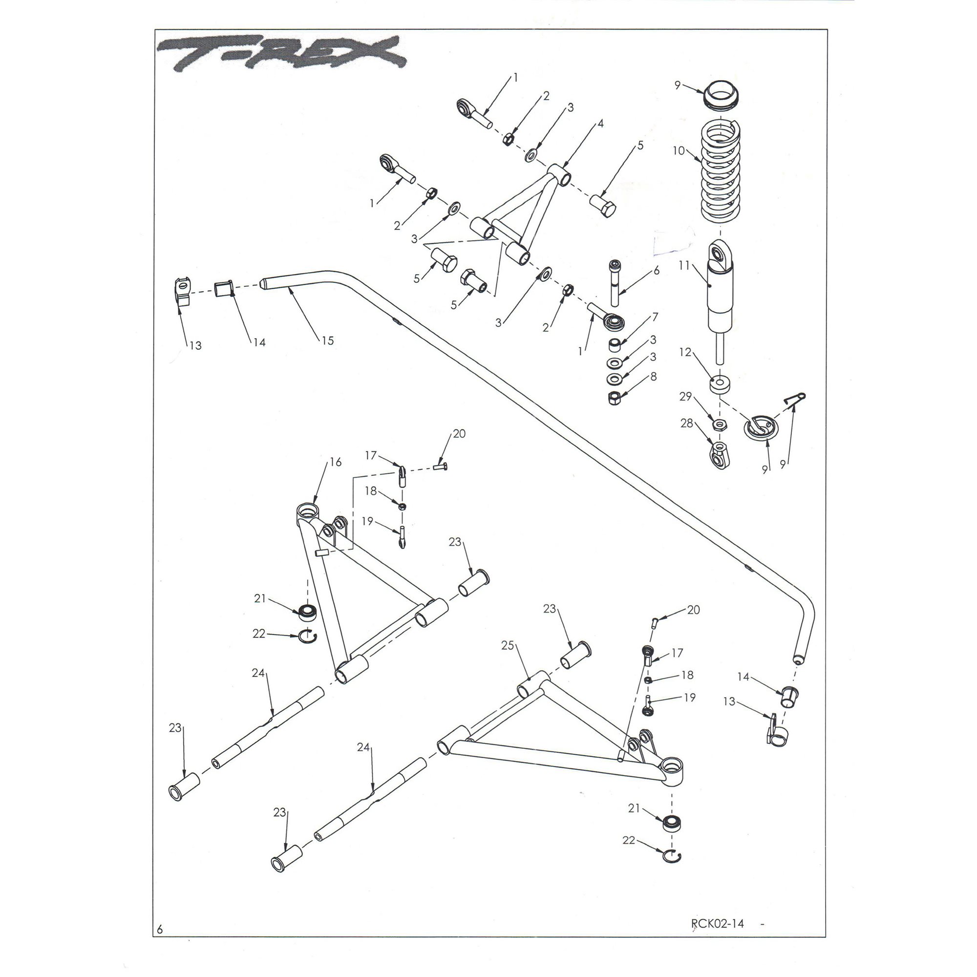 A-ARMS, SWAY BARS AND FRONT SHOCKS