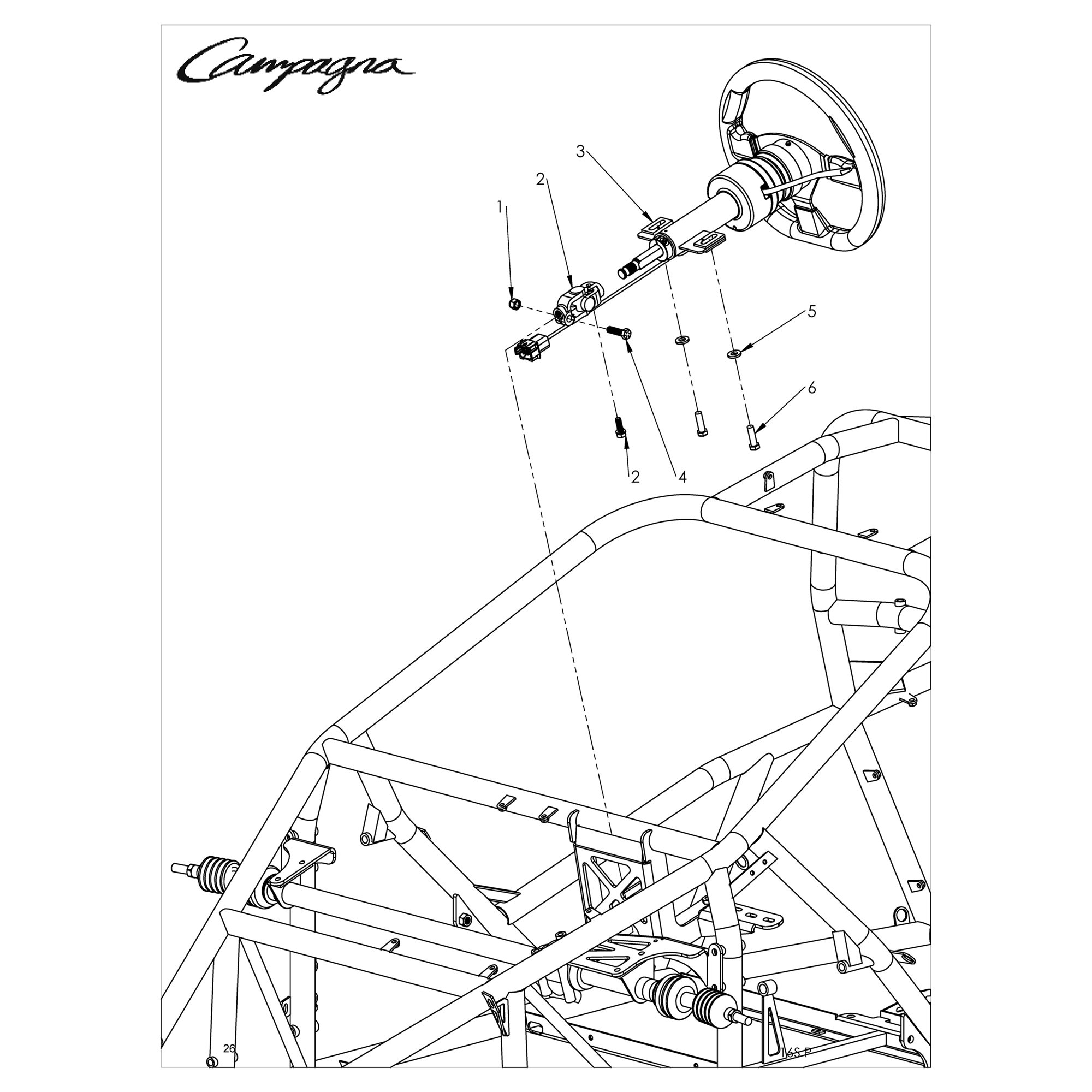 STEERING COLUMN - P// EDITION