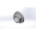 TOOTHED FLANGED NUT M8 X 1