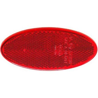 REFLECTOR OVAL RED