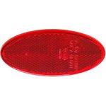 REFLECTOR OVAL RED